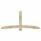 Ekena Millwork Bellingham Rough Sawn Timber Gable Bracket, Douglas Fir, 96"W x 44"H x 2"D x 6"F, 11/12 Pitch GBW096X44X0206BEL00RDF - alternate 1